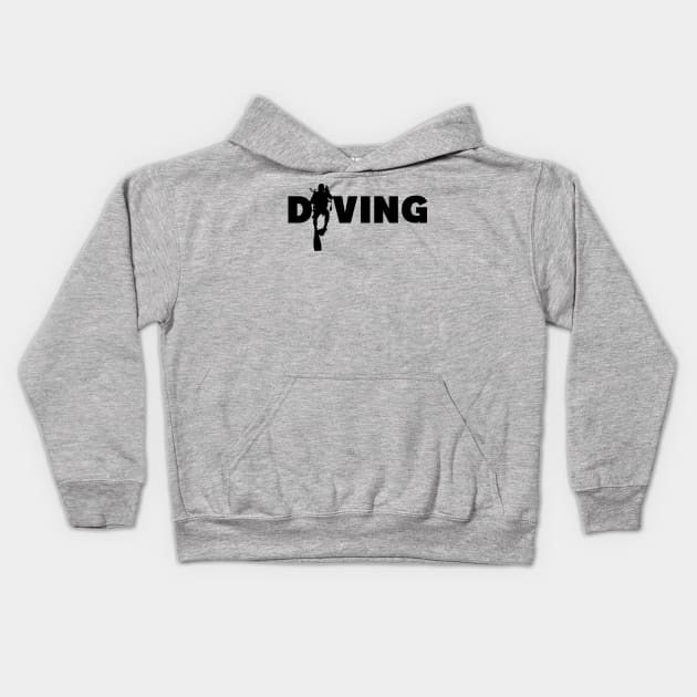 Diving Kids Hoodie by nektarinchen